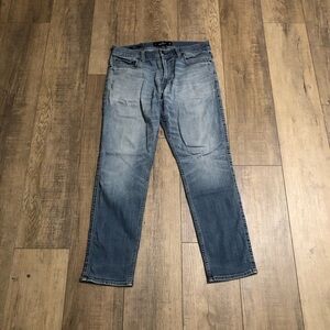Hollister mens jeans 32x30 skinny leg mid rise blue denim pants
